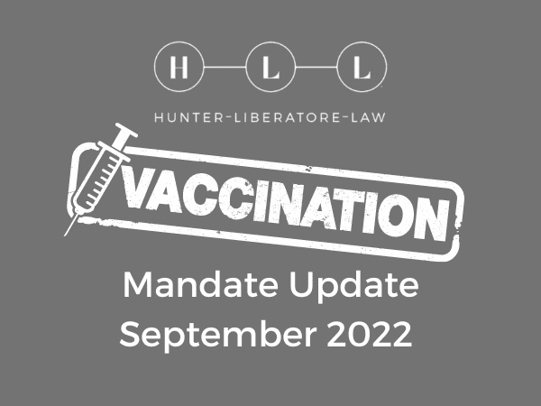 Vaccination Mandates September 2022